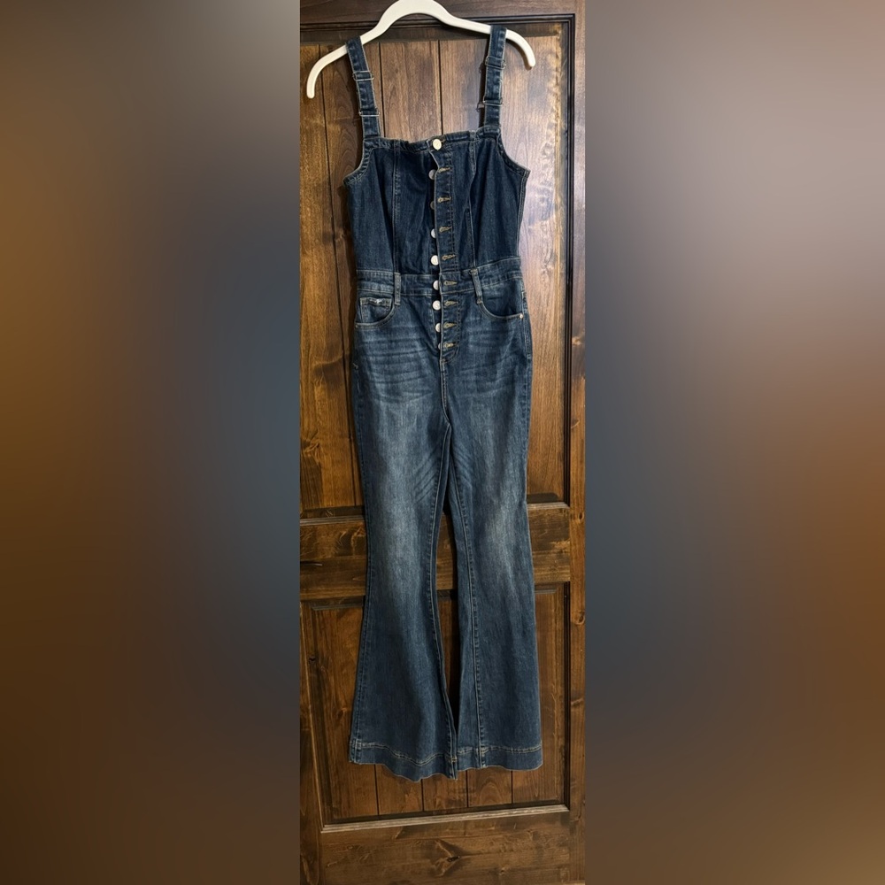 Denim overalls